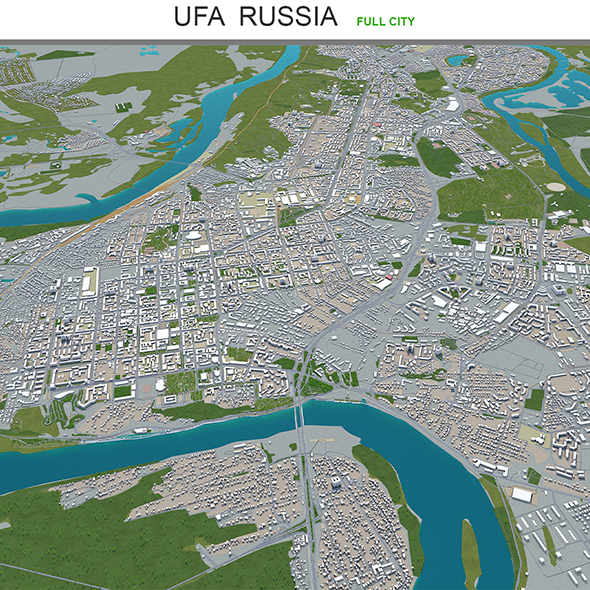 UFA city Russia - 3Docean 30194393