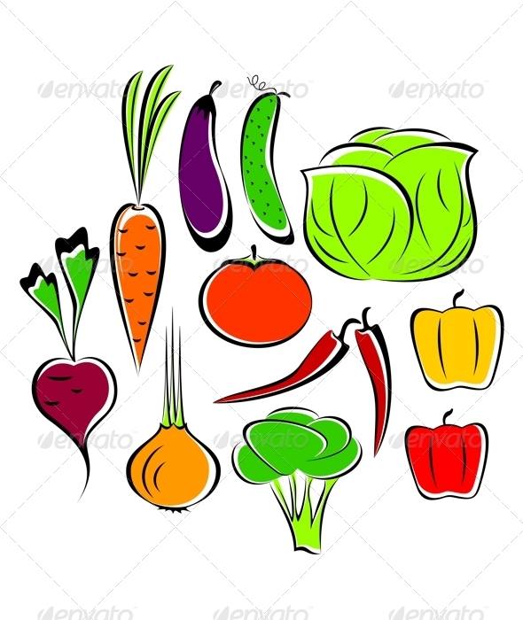 Different vegetables. - Food Objects