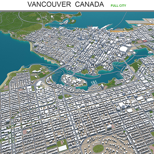 Vancouver city Canada - 3Docean 30194504
