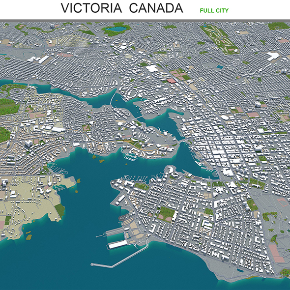 Victoria city Canada - 3Docean 30194516