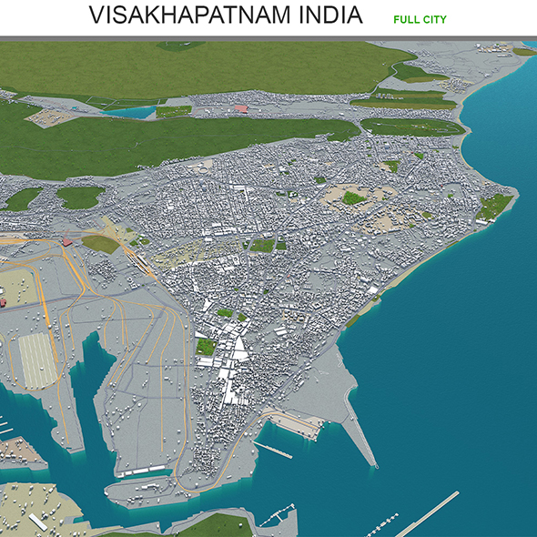 Visakhapatnam city India - 3Docean 30194789