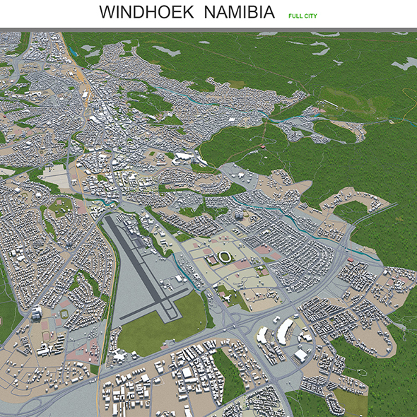 Windhoek city Namibia - 3Docean 30194888