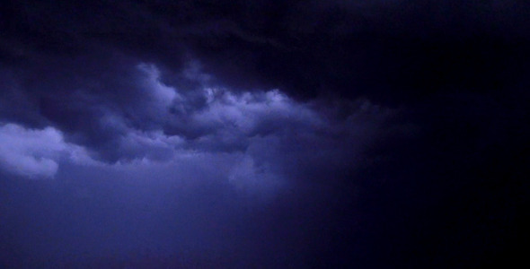 Lightning In Clouds