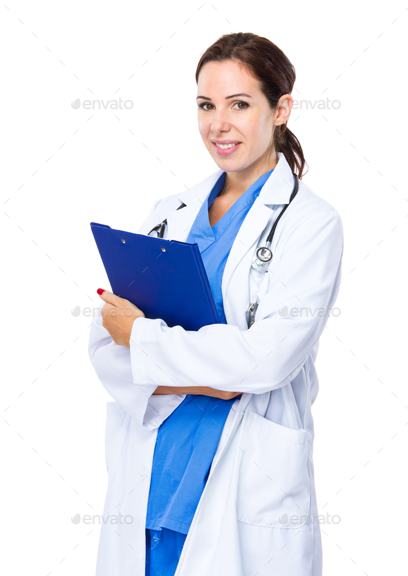 Doctor hold clipboard Stock Photo by leungchopan | PhotoDune