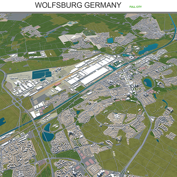 Wolfsburg city Germany - 3Docean 30202514