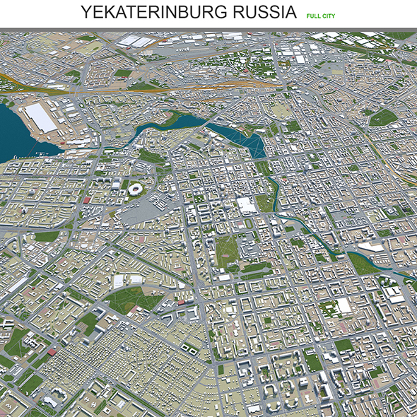 Yekaterinburg city Russia - 3Docean 30202651