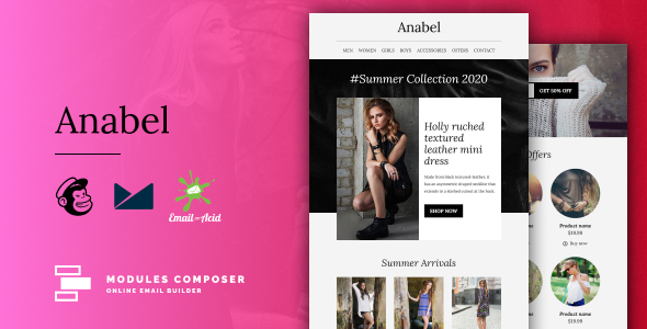 Anabel - E-commerce Responsive Email for Fashion & Accessories