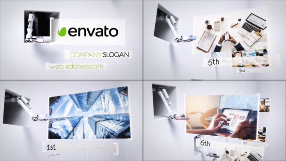 Robotic Wall Hands - VideoHive 147256