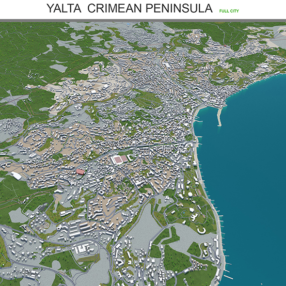 Yalta city Crimean - 3Docean 30203114