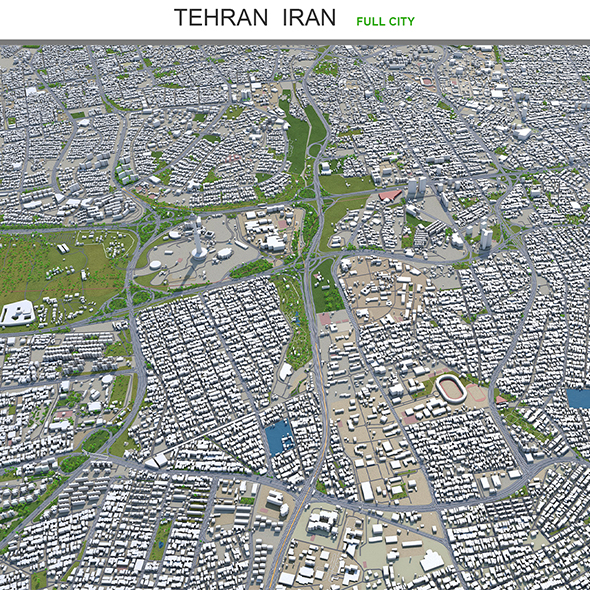 Tehran city Iran - 3Docean 30203167
