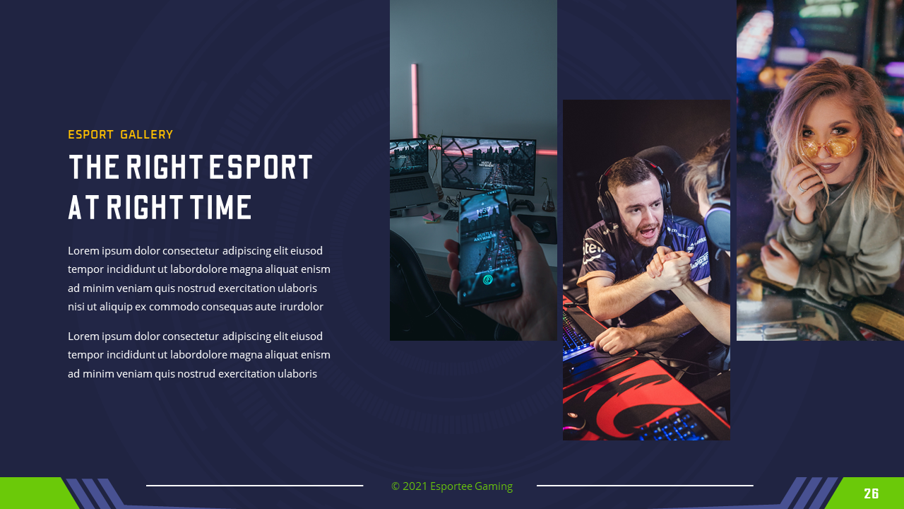 Esportee - Esport Gaming PowerPoint Presentation Template, Presentation ...