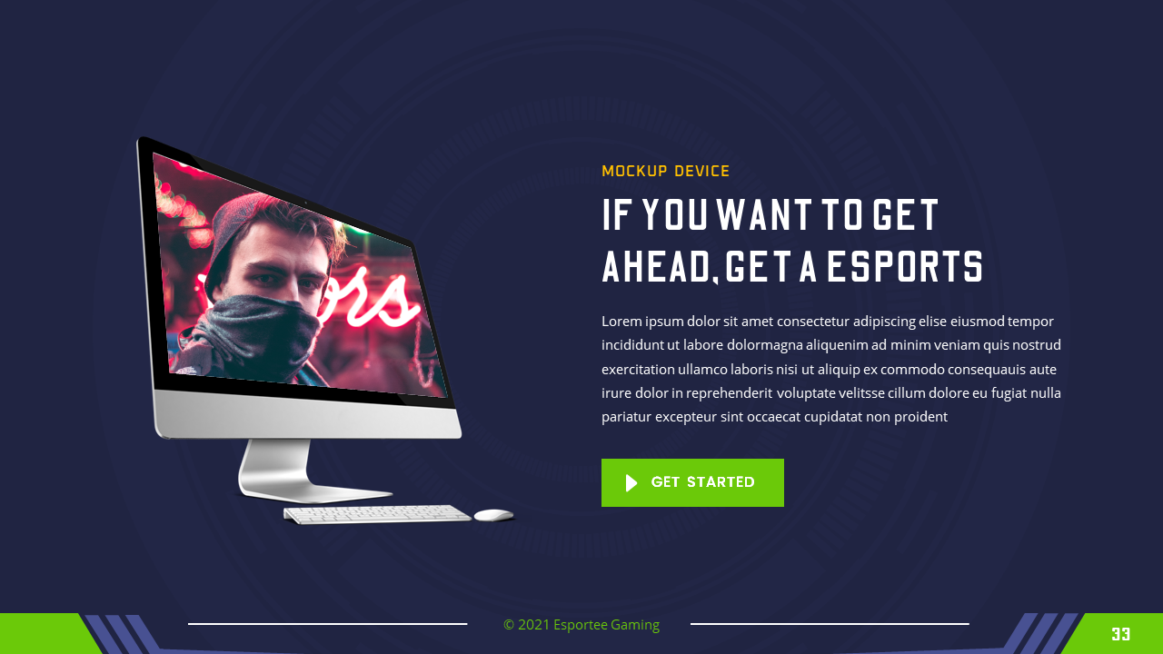 Esportee - Esport Gaming PowerPoint Presentation Template, Presentation ...
