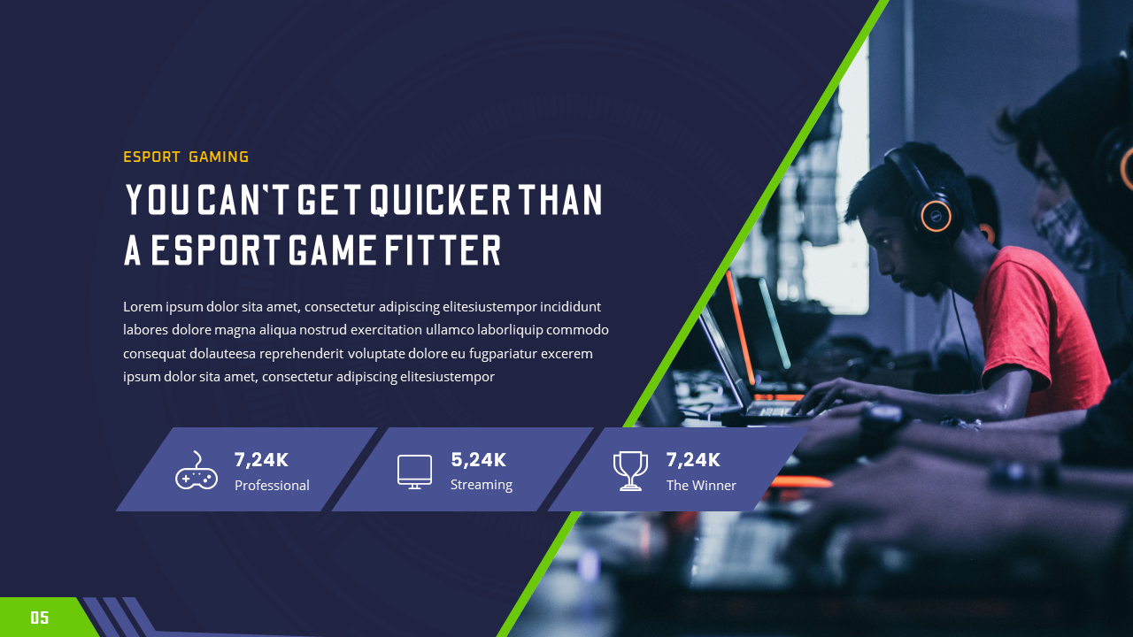 Esportee - Esport Gaming Google Slides Presentation Template ...