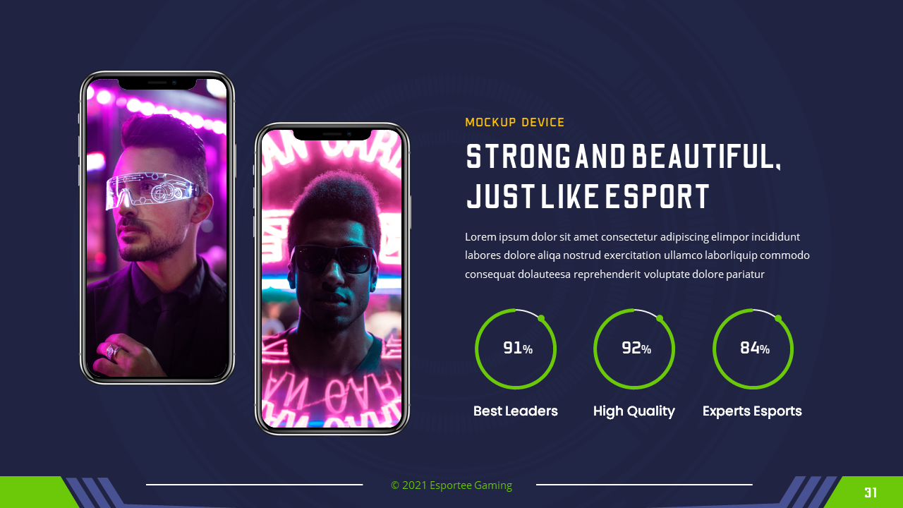 Esportee - Esport Gaming Google Slides Presentation Template ...
