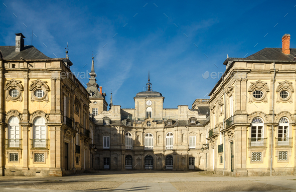 Royal Palace of La Granja de San Ildefonso - Stock Photo - Images