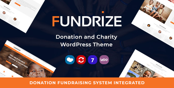 Fundrize - Tema WordPress de Doação e Caridade, WordPress - Envato Elements