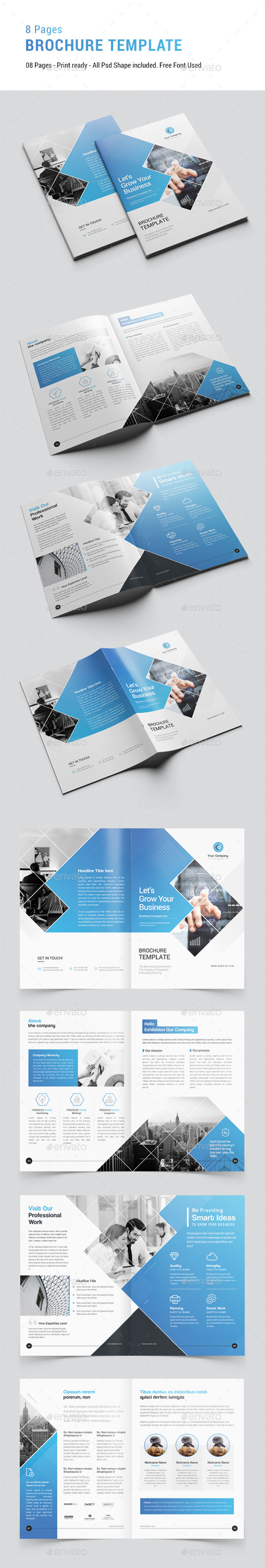 20 Pages Brochure Template Intended For Keynote Brochure Template