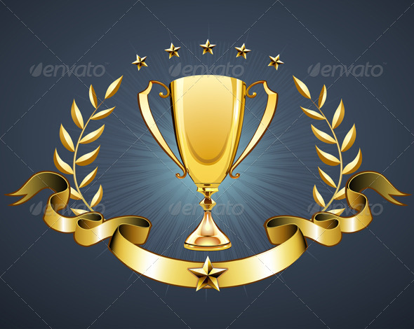 Golden trophy - Conceptual Vectors