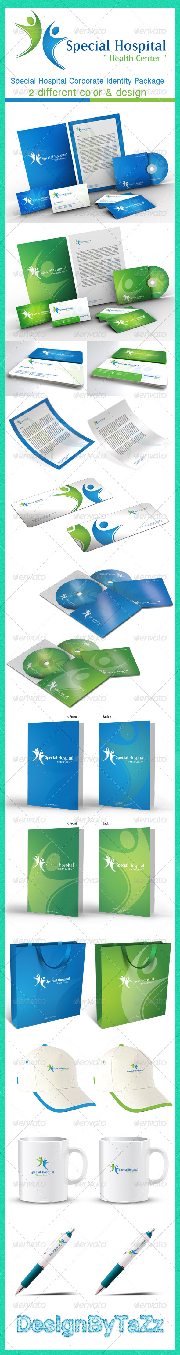Special Hospital Corporate Identity Package - Stationery Print Templates
