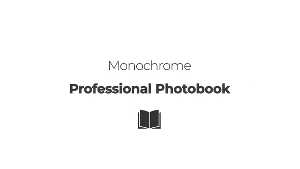 Monochrome. Professional Photobook