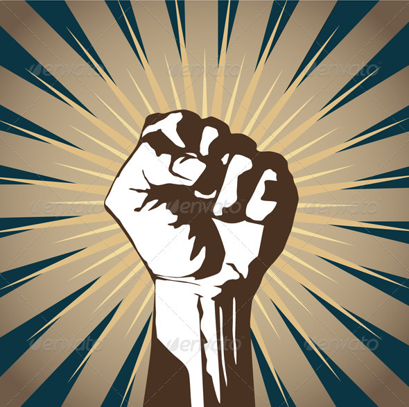 Clenched fist - Conceptual Vectors