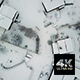Aerial High Angle View Of Snowy French Village - VideoHive Item for Sale
