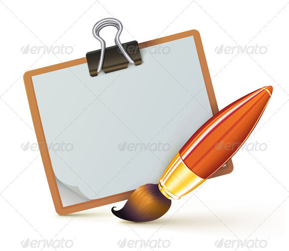 Paint brush - Objects Vectors