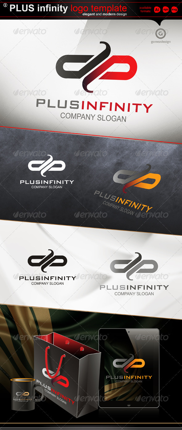 Plus infinity - Symbols Logo Templates