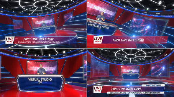 Virtual Studio Tv - VideoHive 30219985