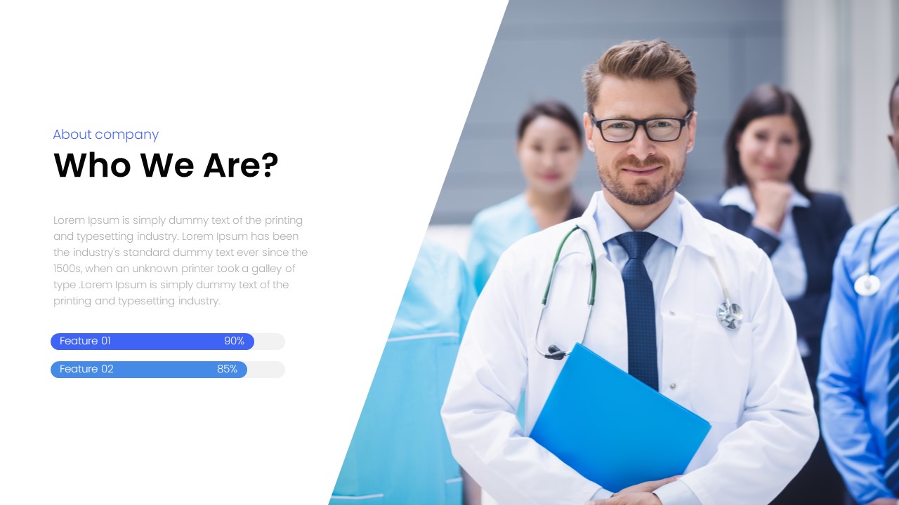 Medical - Healthcare & Covid-19 Powerpoint Template, Presentation Templates