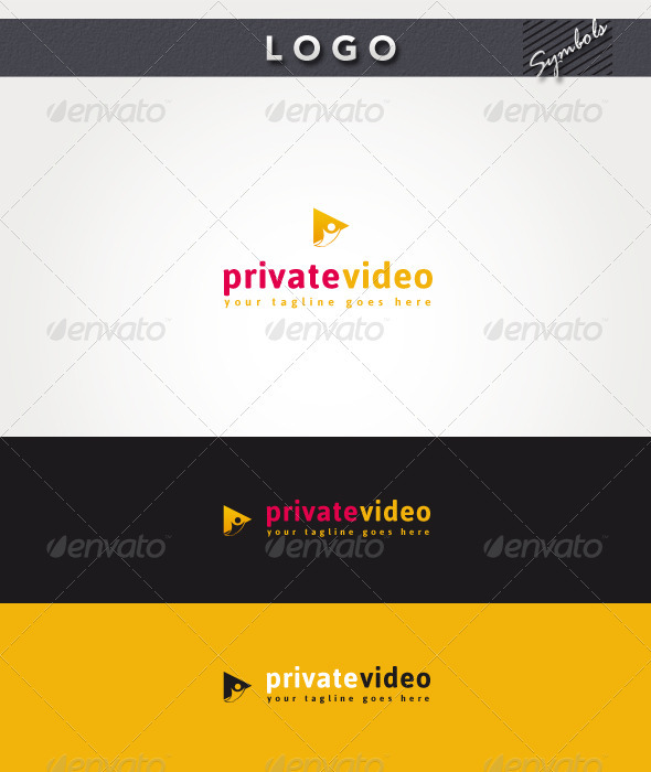 Private Video Logo - Symbols Logo Templates
