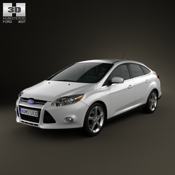 Ford Focus Sedan 2011 - 3DOcean Item for Sale