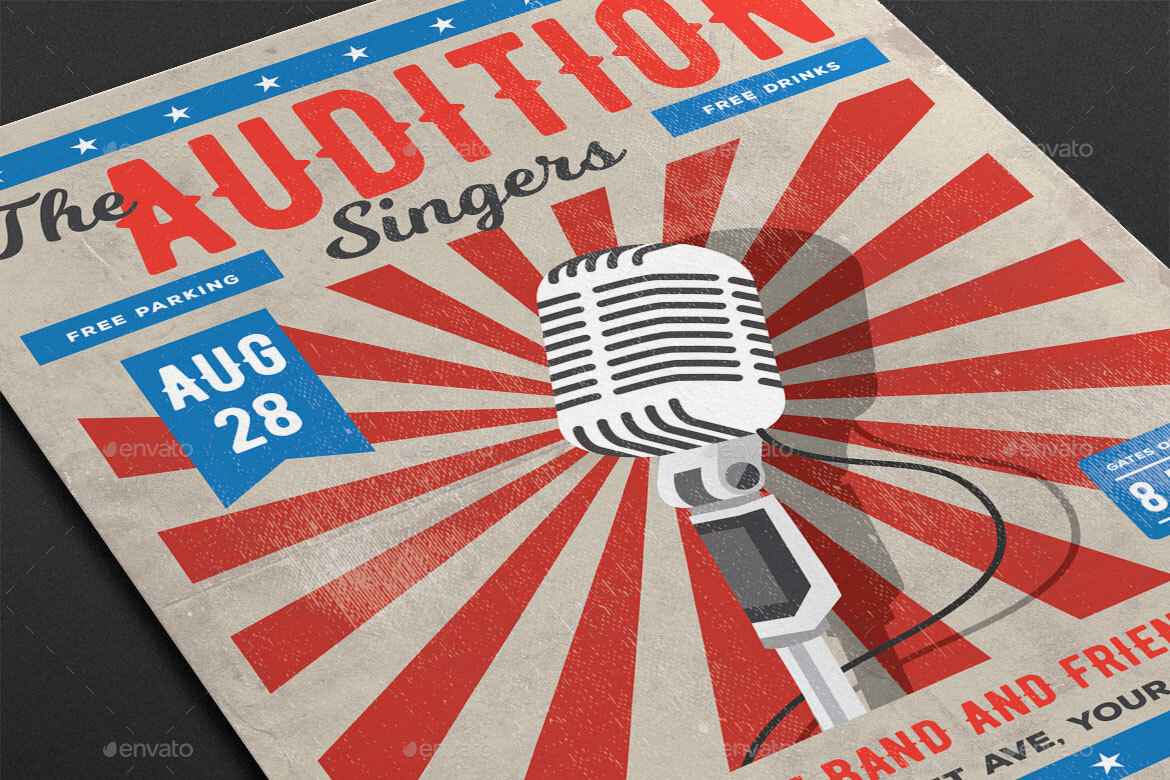 The Audition Template, Print Templates | GraphicRiver
