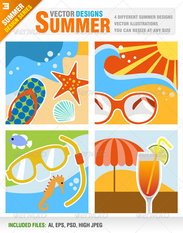 4 Summer Design - Travel Conceptual