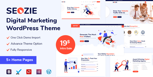 Seozie – SEO & Digital Marketing WordPress Theme