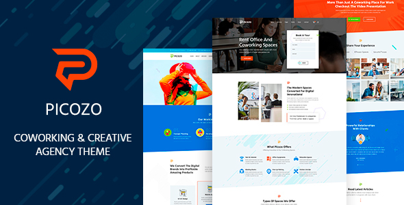 Picozo – Coworking and Office Space WordPress Theme