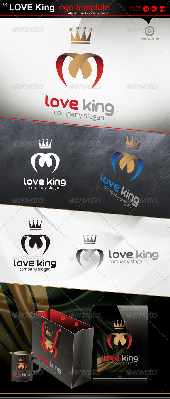 Love King - Logo Templates