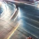 Timelapse Illuminated Street Traffic on the Crossroad in Downtown at Night Time, Close Up - VideoHive Item for Sale