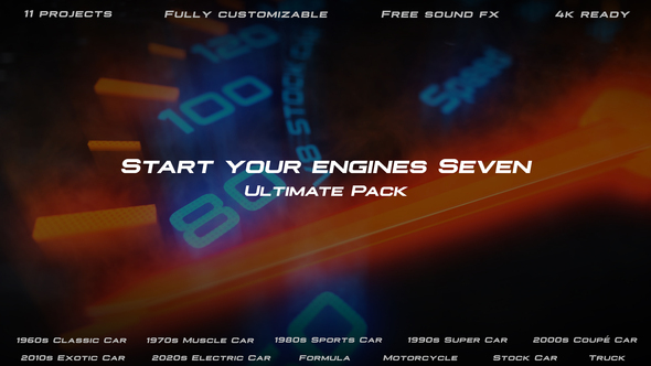 Start Your Engines - VideoHive 30214353