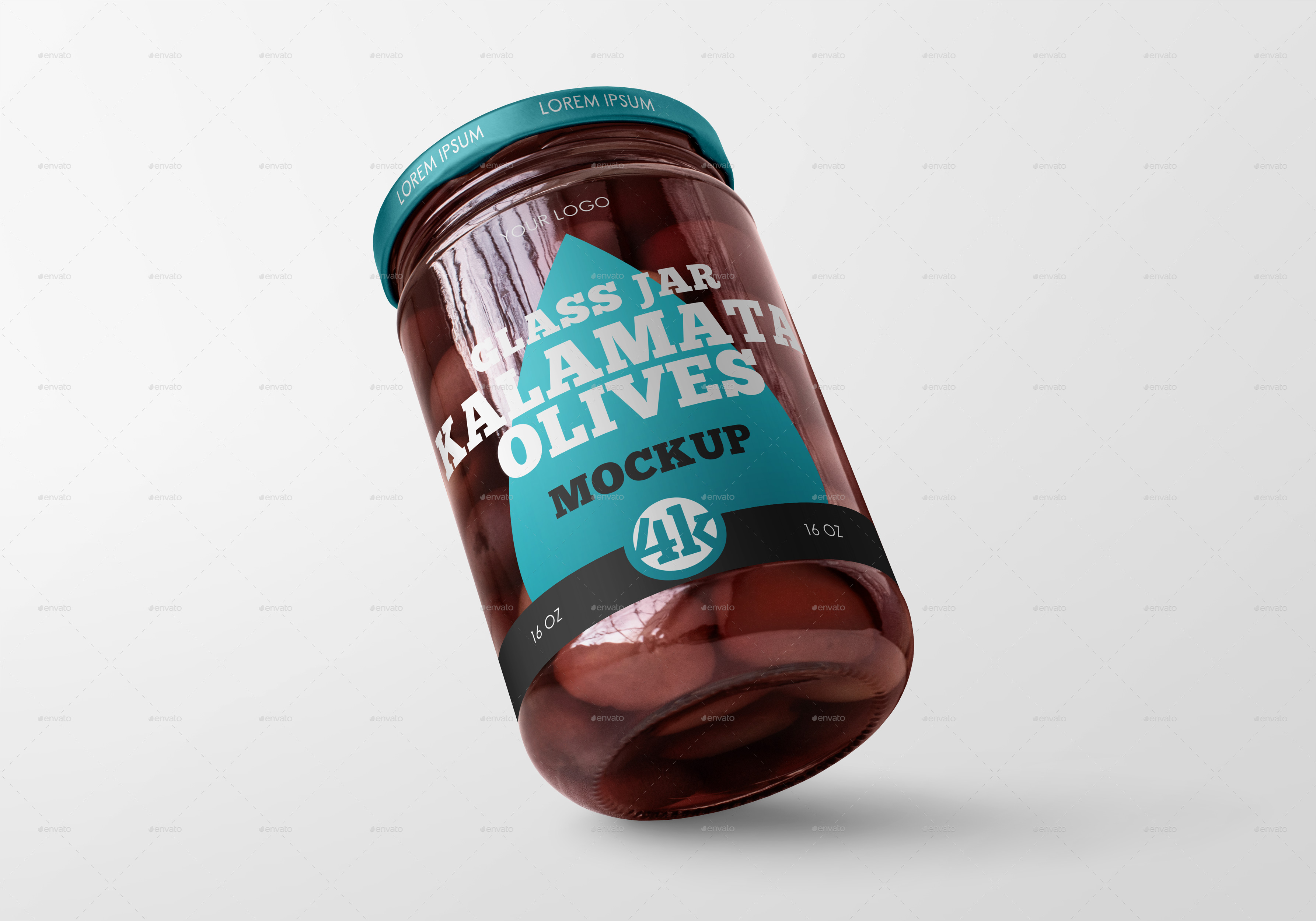 Download Glass Jar With Kalamata Olives Mockup Set By Country4k Graphicriver