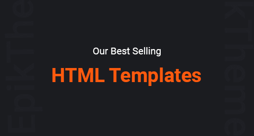 Top Selling HTML Templates