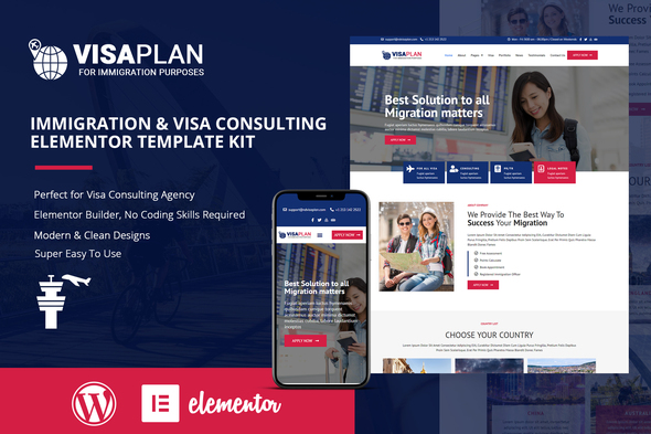 VisaPlan - ImmigrationVisa - ThemeForest 30133731