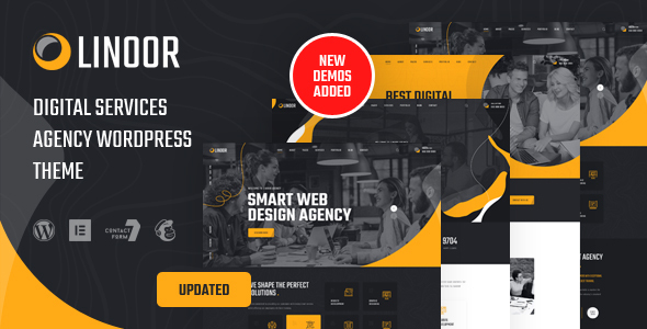 Linoor – Digital Agency Services WordPress Theme