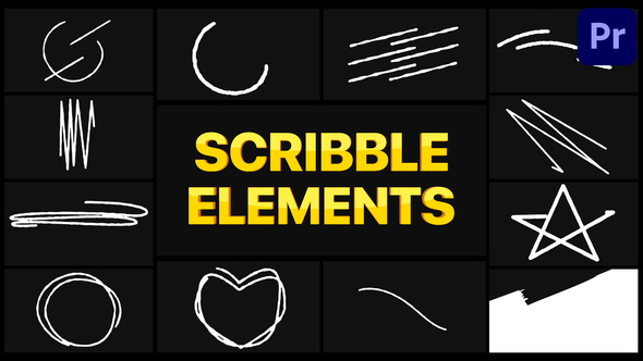Scribble Elements 02 | Premiere Pro MOGRT