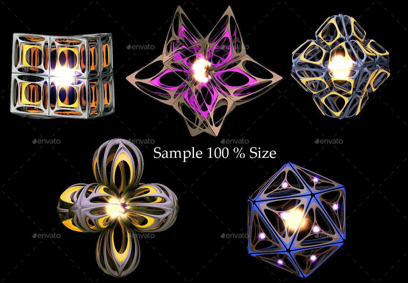 Abstract Object Sprites Pack, Game Assets | GraphicRiver