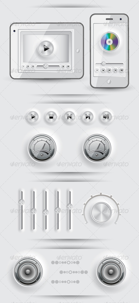 Media icons and buttons - Media Technology