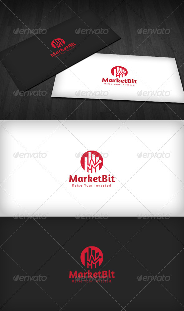 Market Bit Logo - Vector Abstract