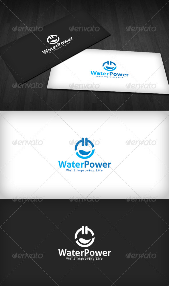 Water Power Logo - Vector Abstract