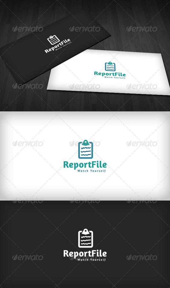 Report File Logo - Objects Logo Templates