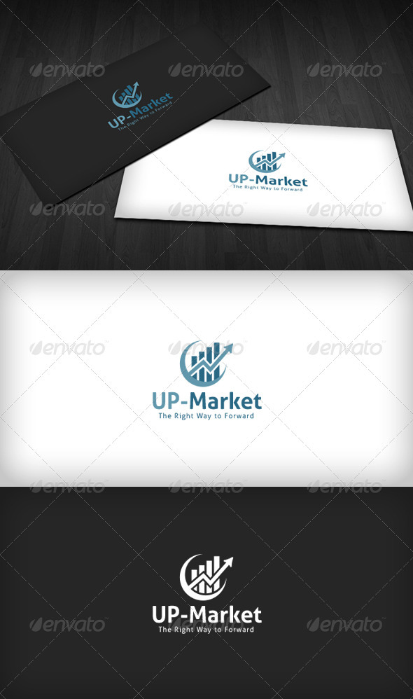 UP-Market Logo - Vector Abstract